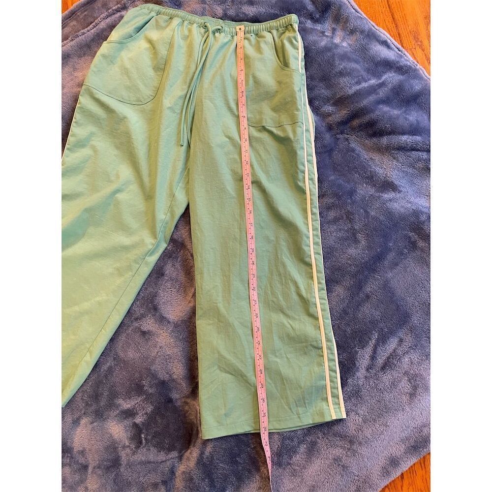 *3/$15 New York & Company Women's Cropped Pants M Light Green Casual - Picture 4 of 11